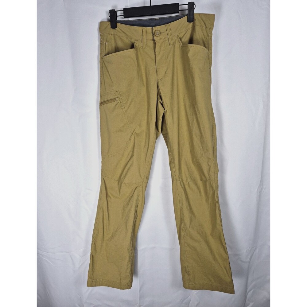 Eddie Bauer Men's Outdoor Hiking Pants Tan 30x30 95% Nylon 5% Spandex